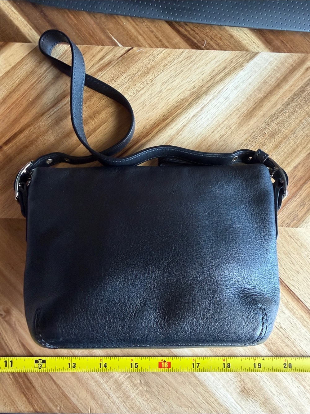 Coach Black Leather Mini Bag - Picture 6 of 7